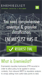 Mobile Screenshot of enemieslist.com